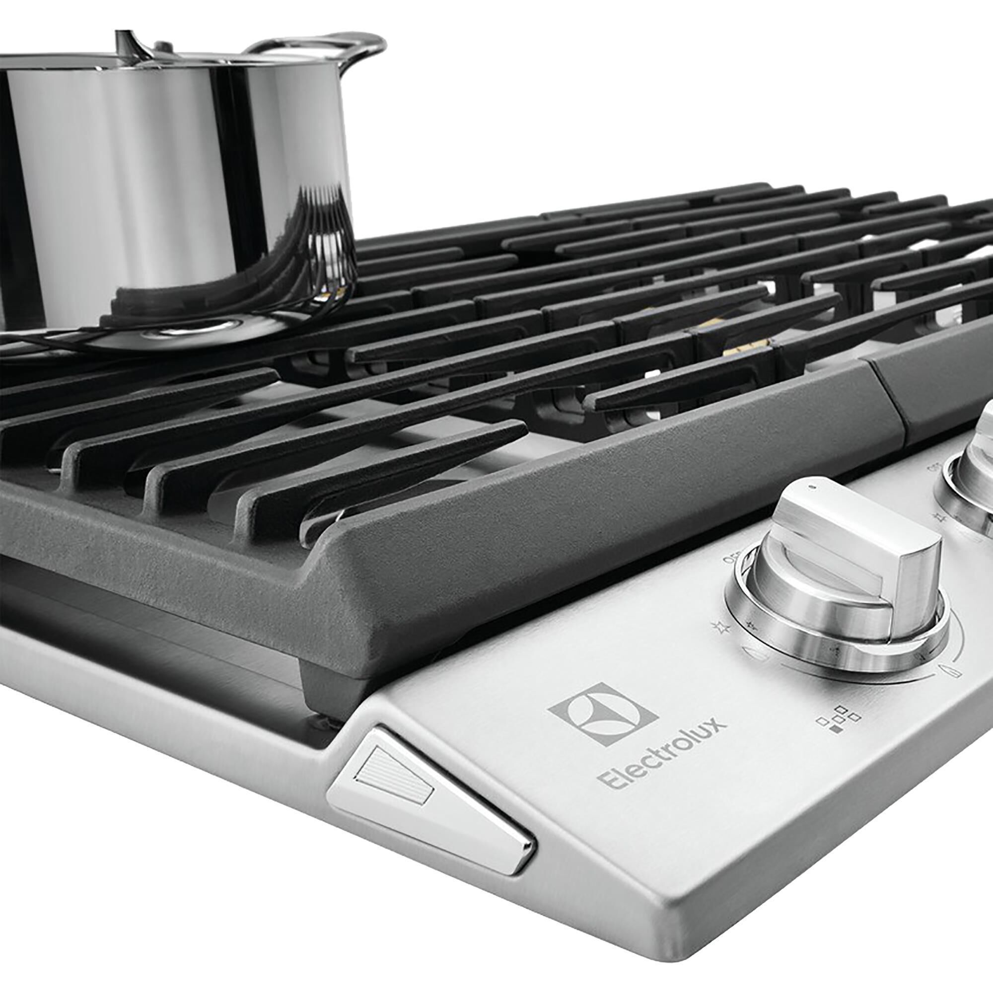 Electrolux 30 Gas Cooktop with Griddle in Stainless Steel NFM