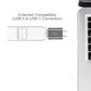 Adesso USB-A to USB-C Adapter in Silver, , large