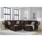 Ashley Kimlee Oversized Accent Ottoman in Chocolate Brown, , large