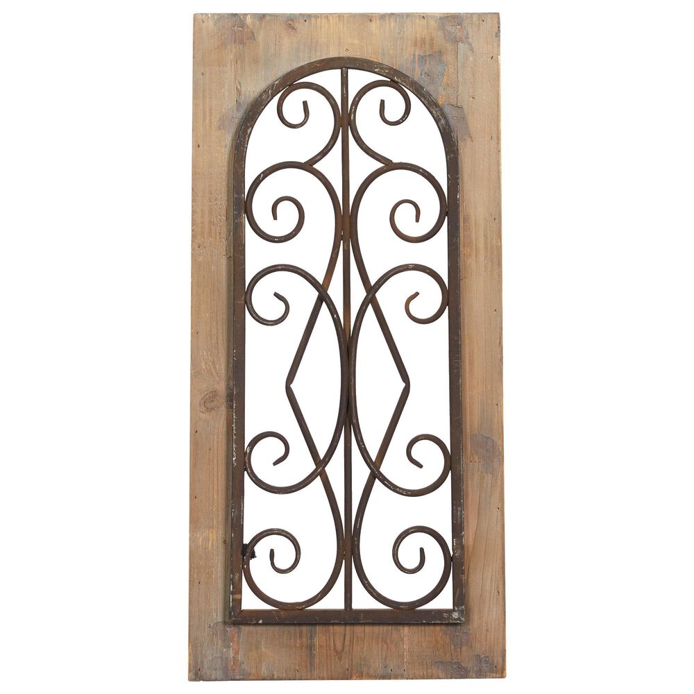 Maple and Jade 23" x 11" Wall Panel in Natural Brown, , large