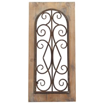 Maple and Jade 23" x 11" Wall Panel in Natural Brown, , large