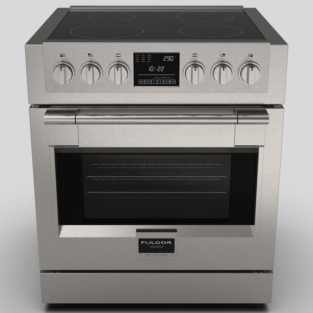 Fulgor Milano Sofia 4.1 Cu. Ft. 30&quot; Professional Induction Electric Range in Stainless Steel, , large