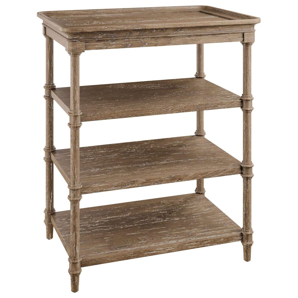 Hekman Chateaux 3- Shelf End Table in Brown, , large