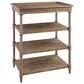 Hekman Chateaux 3- Shelf End Table in Brown, , large