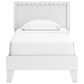 Ashley Hallityn Twin Platform Bed in White, , large