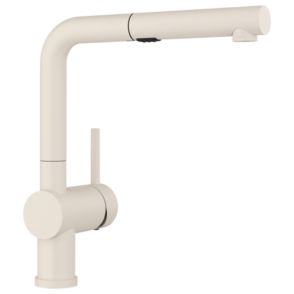 Blanco Linus Pullout Kitchen Faucet with Dual Spray 1.5 GPM in Soft White, , large