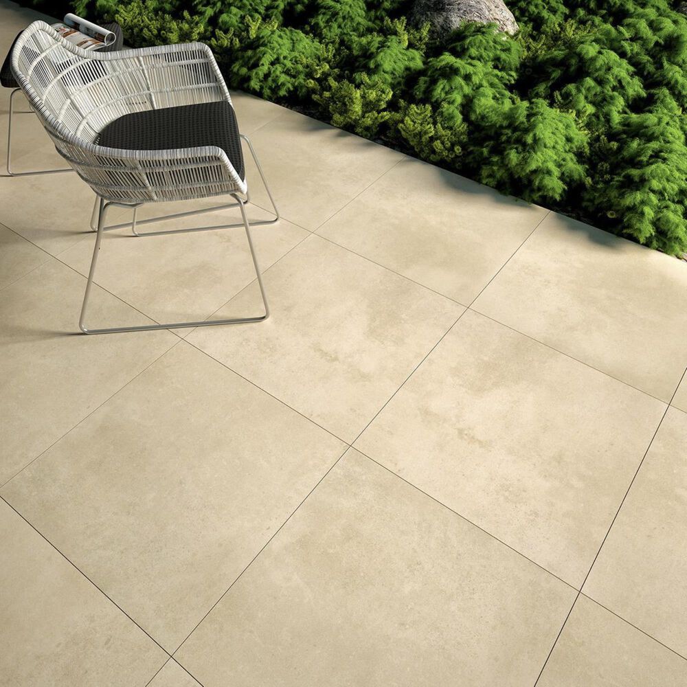 Emser Xtra Cemento Sand 24" x 24" Porcelain Tile, , large