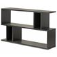Baxton Studio Goodwin 2-Shelf Bookshelf in Espresso, , large