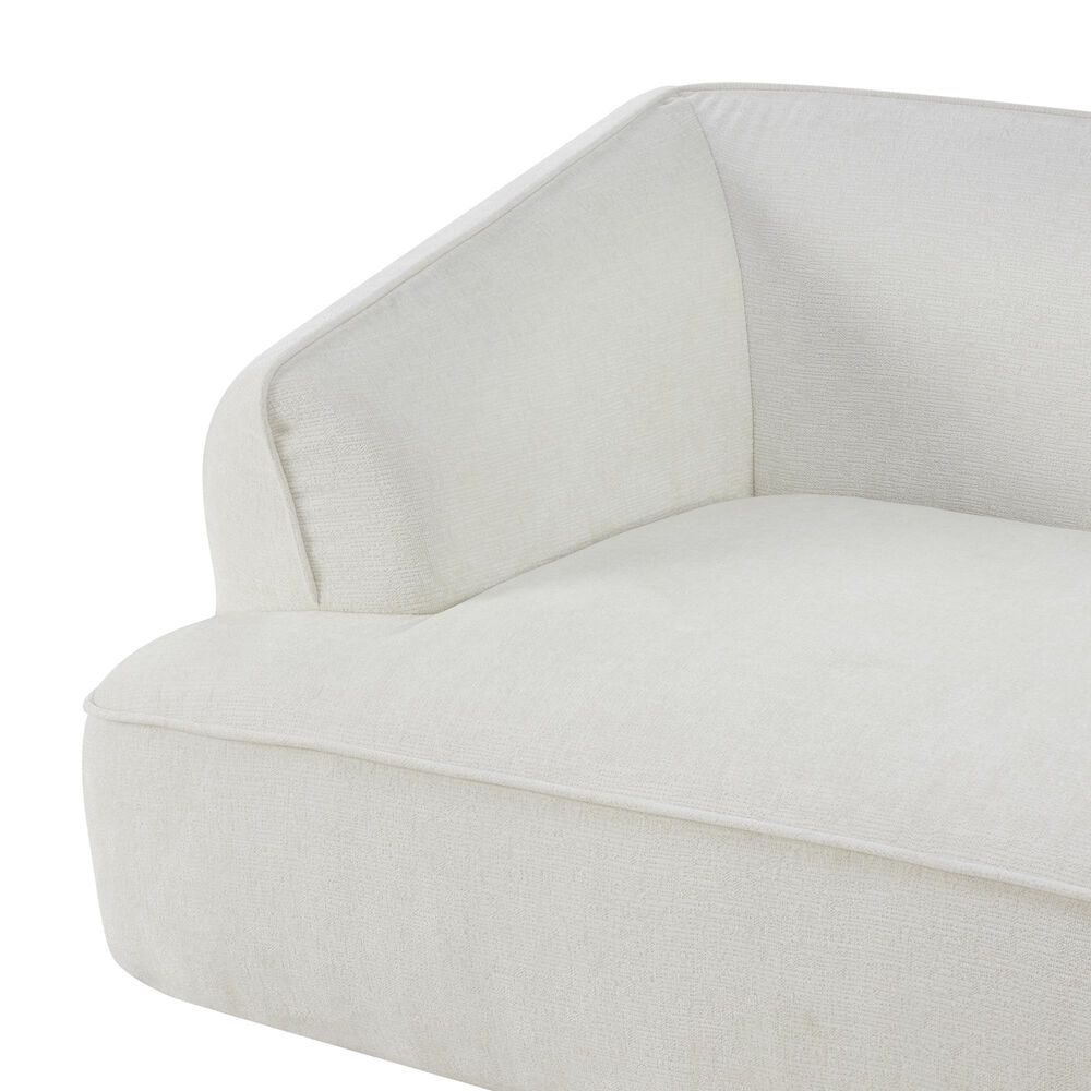 Hearth and Haven 2-Piece Right Facing L-Shaped Sectional Sofa with Pillow Back Cushions in White, , large