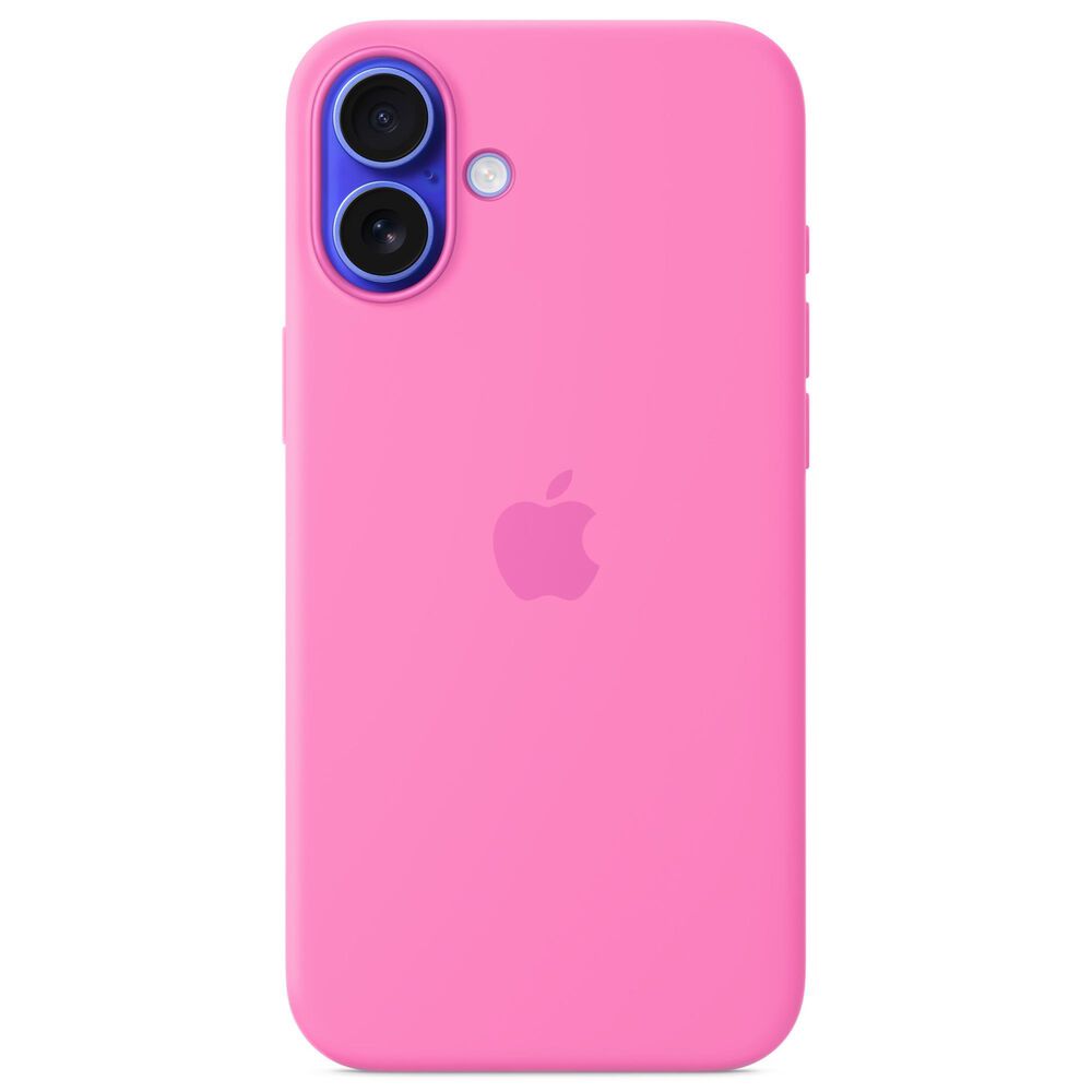 Apple Silicone Case with MagSafe for iPhone 16 Plus in Peony, , large