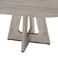 GARVEE 47" Oval Dining Table with Leaf in Gray - Table Only, , large