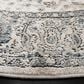Safavieh Oregon 6"7" Round Ivory and Grey Area Rug, , large