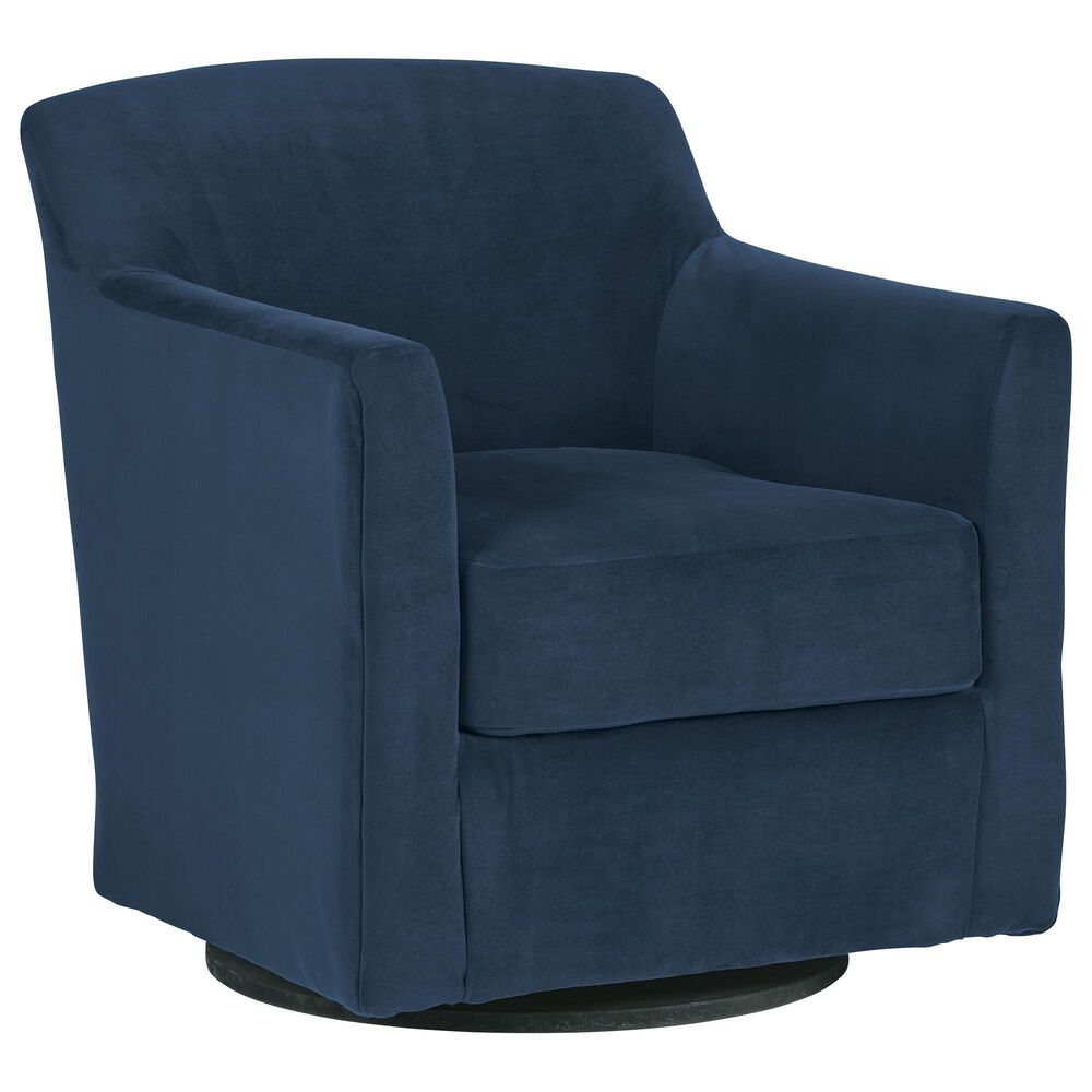 Ashley Bradney Swivel Accent Chair in Ink, , large