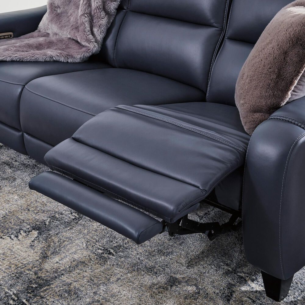 Ashley Mercomatic Power Reclining Sofa with Adjustable Headrest in Ocean, , large