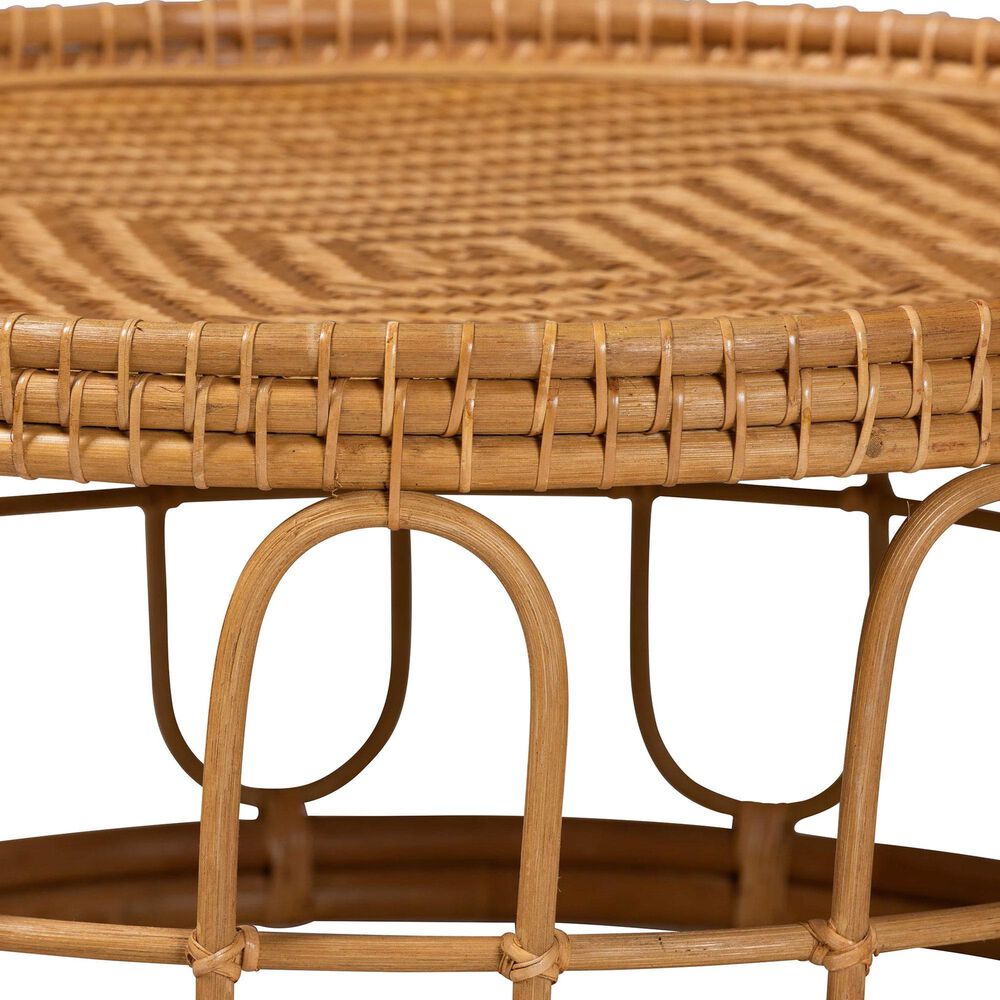 Baxton Studio Phoenix Coffee Table in Light Honey, , large