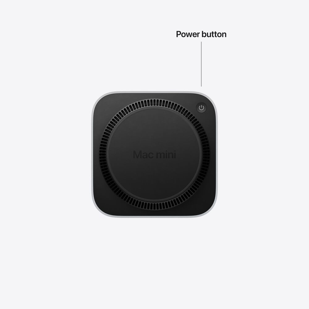Apple Mac mini (M6) 12-core CPU and 12-core GPU, 24GB RAM, 512GB SSD - Silver (Latest Model) (Pre-Order), , large