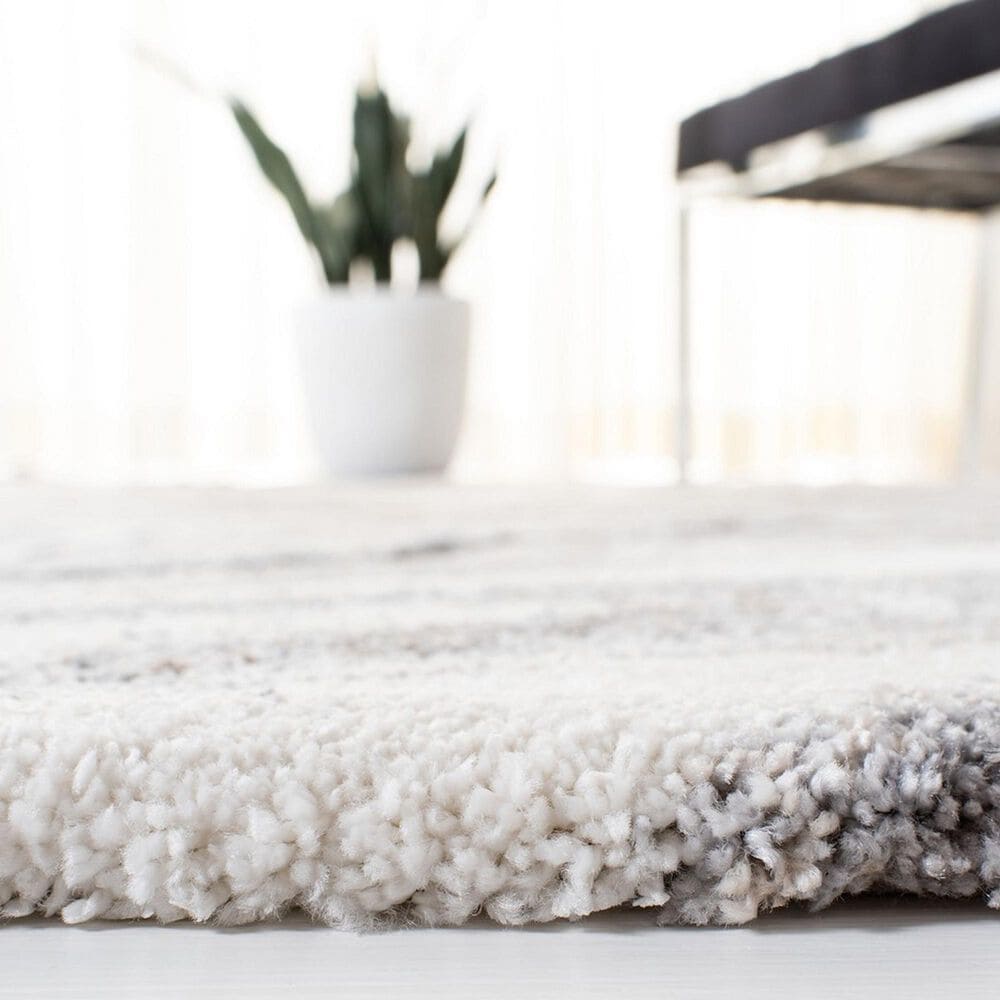 Safavieh Cyrus Shag CYR120G 9&#39; x 12&#39; Grey and Beige Area Rug, , large