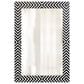 Flair Industries Rectangular Wall Mirror in Black and White, , large