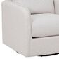 Linon Home Decor Bianca Swivel Accent Chair in Bone, , large