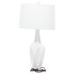 Maple and Jade 7" x 28" Table Lamp in White (Set of 2), , large