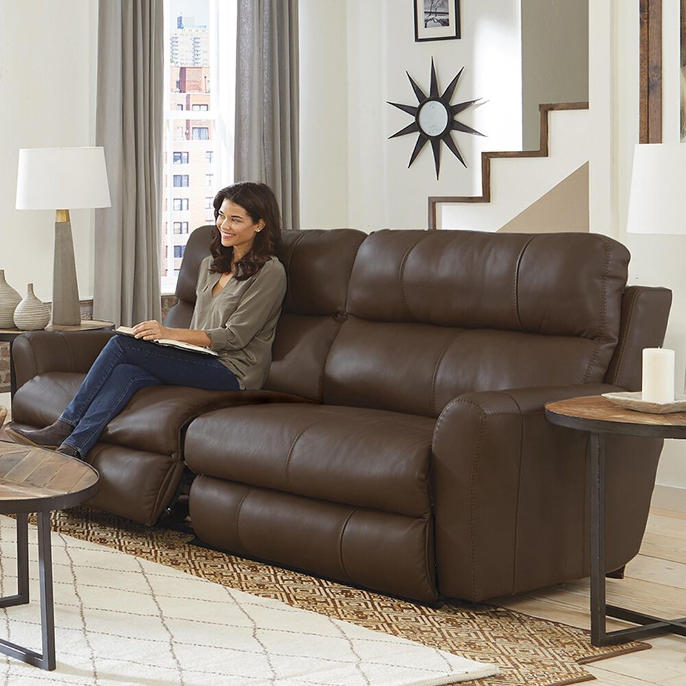 Catnapper Fredda Power Reclining Sofa with Power Headrests in Coffee, , large