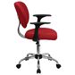 Flash Furniture Swivel Task Chair in Red, , large