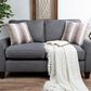 Timberlake Hastings Home Pillow in Gray and White Striped (Set of 2), , large