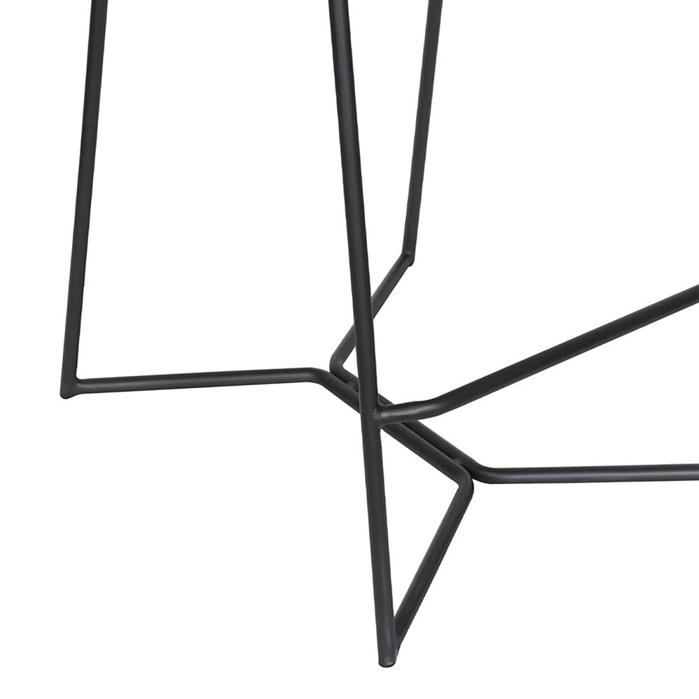 Home Trends &amp; Design Essex Morgan Counter Stool with Chestnut Cushion in Black, , large