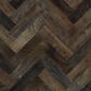 Karndean Korlok Select Salvaged Barnwood 6" x 24" Herringbone Vinyl Plank, , large