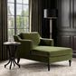 Jennifer Taylor Home Josephine 60" Upholstered Chaise Lounge in Olive Green, , large