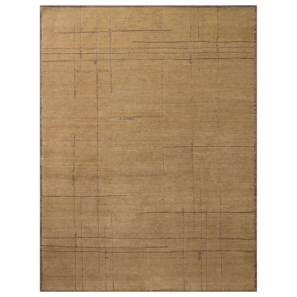 Loloi Beckham Brown and Sand 4" x 6" Area Rug, , large