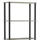 HOMLUX Turn-N-Tube 3-Shelf Over The Toilet Storage Space Saver in French Oak Grey and Black, , large