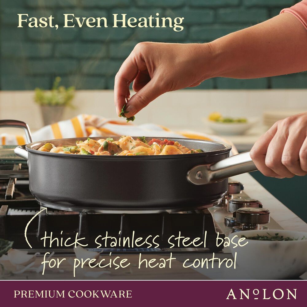 Anolon Accolade 2-Piece Frying Pan Set in Moonstone, , large