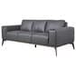 37B Pietro Stationary Leather Sofa in Gray, , large