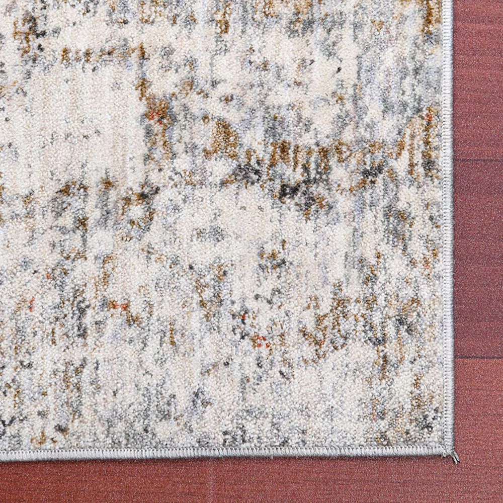 Amer Rugs Vermont VRM-5 2&#39; x 3&#39; Gray and Orange Area Rug, , large