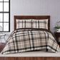 Pem America Truly Soft Paulette 3-Piece Full/Queen Quilt Set in Taupe, , large