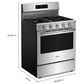 Maytag 2-Piece Kitchen Package with 1.1 Cu. Ft. Over-the-Range Flush Microwave and 5 Cu. Ft. Gas Range in Fingerprint Resistant Stainless Steel, , large