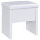 Coaster Bunbury Makeup Vanity Table Set in White, , large