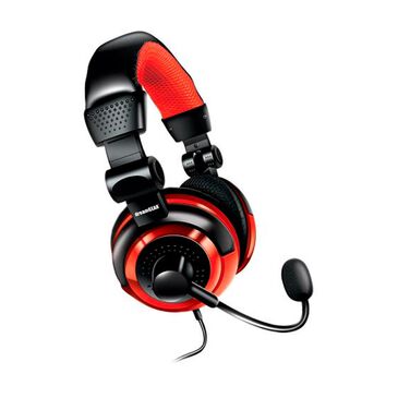 Dreamgear Universal Elite Wired Gaming Headset with Microphone in Red, , large