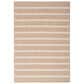 Nourison Positano POS03 Beige and Ivory 4" x 6" Indoor/Outdoor Area Rug, , large