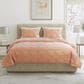 Timberlake 3-Piece Velvet Queen Quilt Set in Pink, , large