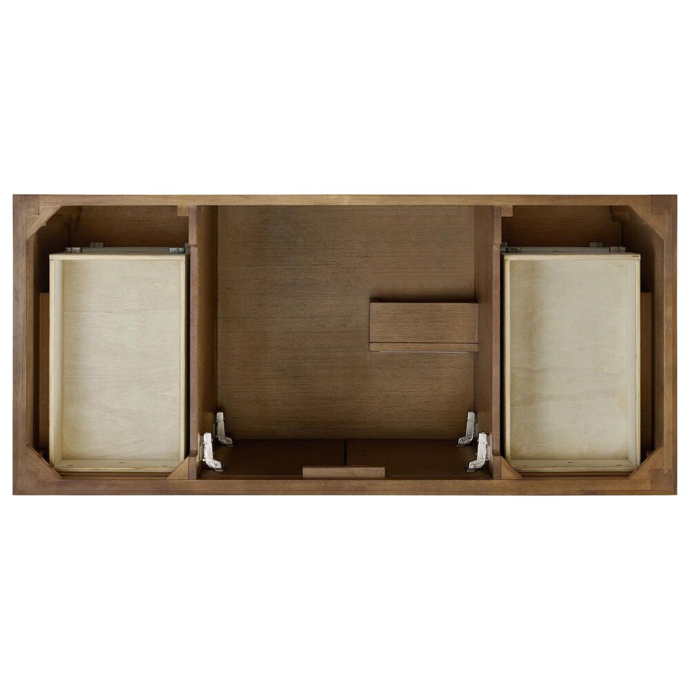 37B Heston 48" Single Bathroom Vanity in Kona with White Composite Stone Top and Backsplash, , large