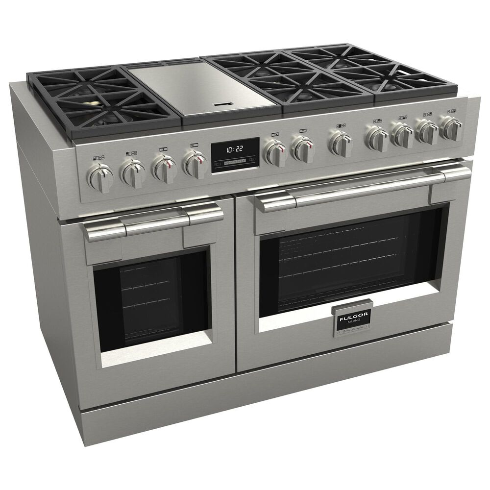 Fulgor Milano Sofia 6.5 Cu. Ft. 48&quot; Professional All Gas Range in Stainless Steel, , large