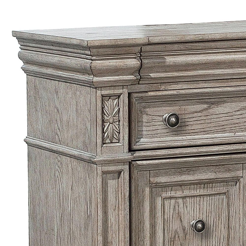 Nicolette Home Kingsbury 8-Drawer Dresser and Mirror in Gray, , large