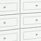 Ashley Kozlani 4-Piece Twin Panel Storage Bedroom Set in Matte White, , large