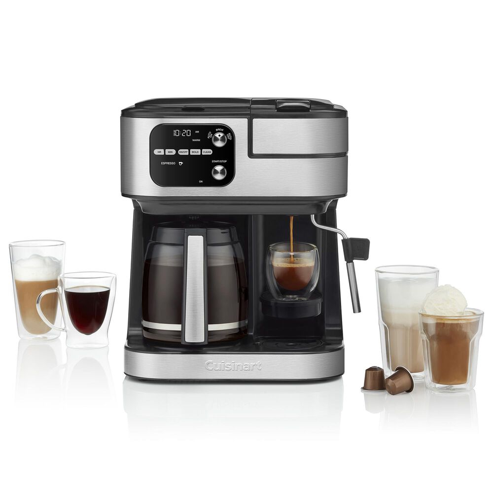 Cuisinart Coffee Center Barista Bar 4-in-1 Coffeemaker in Stainless Steel, , large