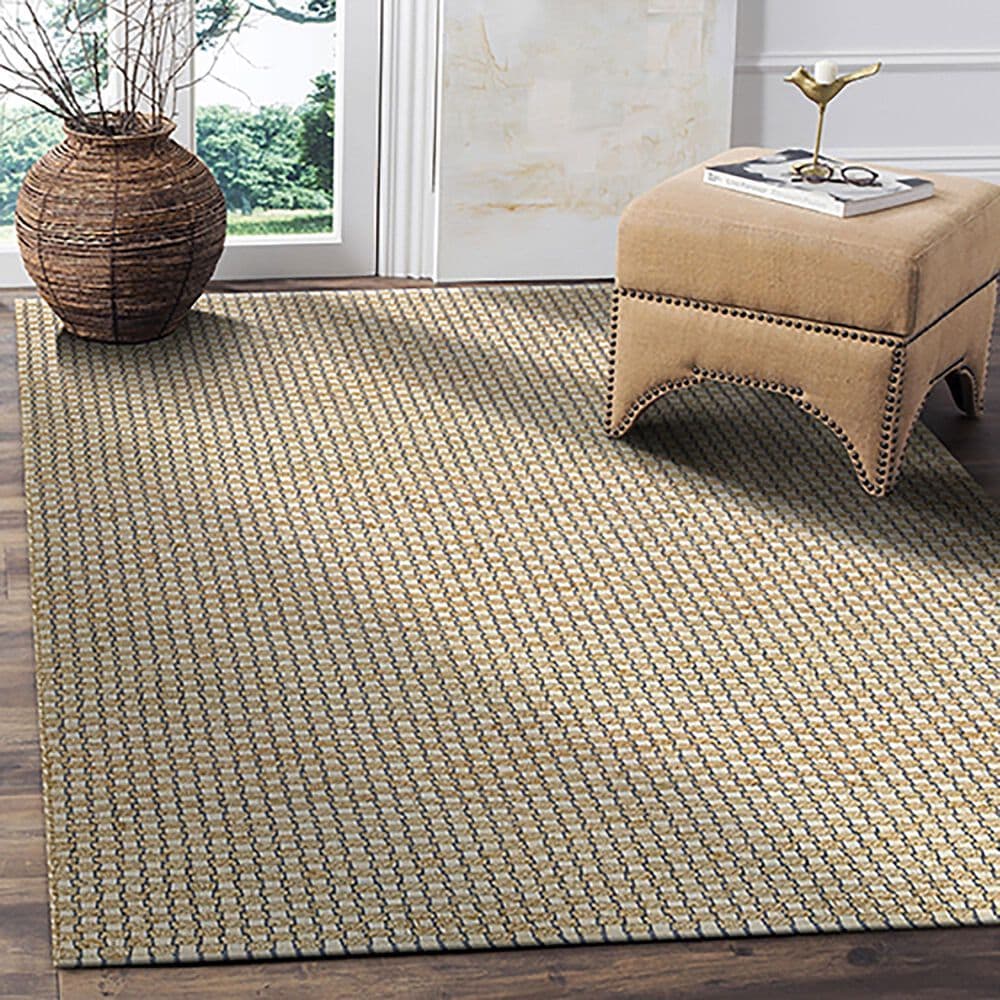 L&amp;R Resources Natural Fiber 5&#39; x 7&#39;9&quot; Indigo Area Rug, , large