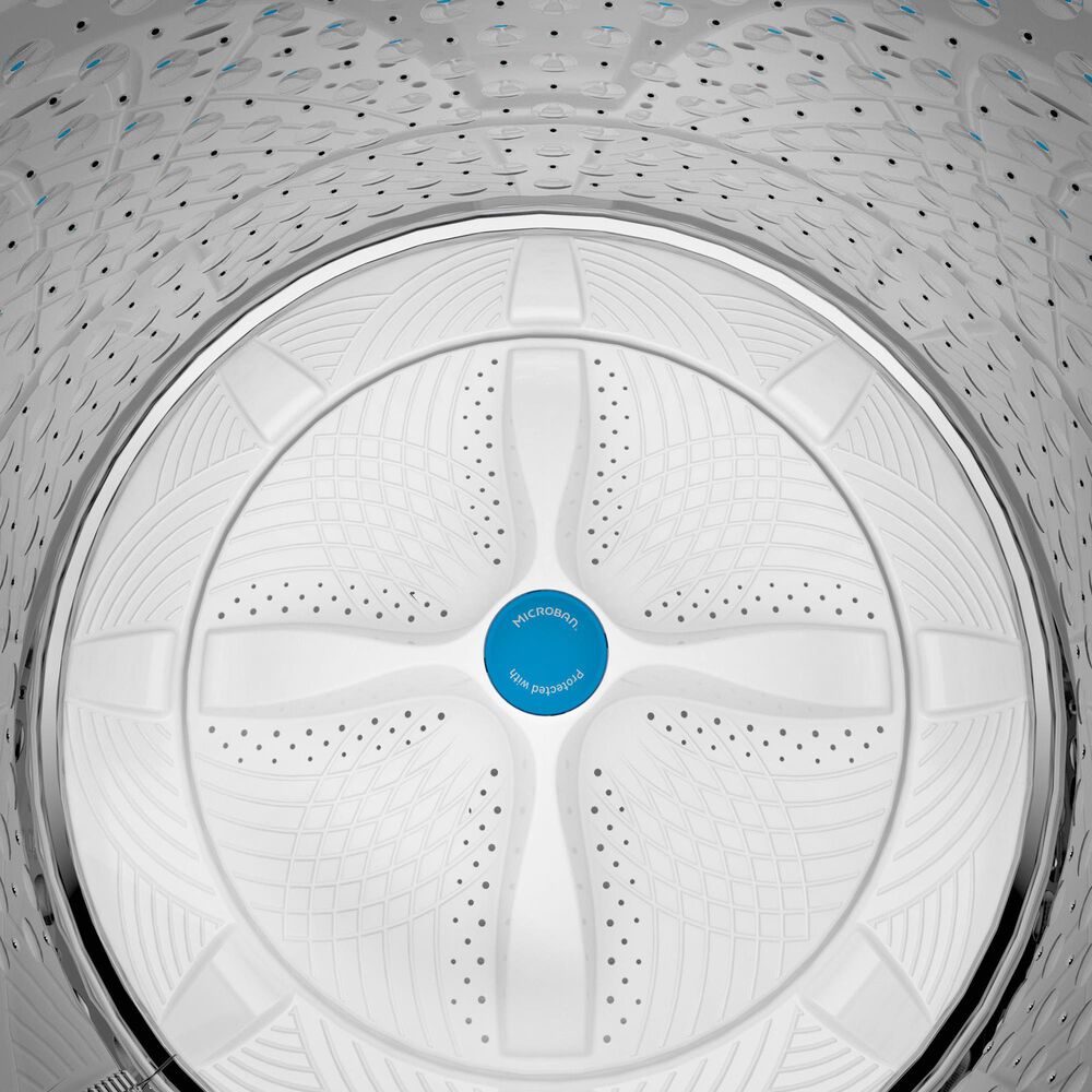 GE Profile 5 Cu. Ft. Top Load Impeller Washer and 7.4 Cu. Ft. Electric Dryer Laundry Pair in White, , large