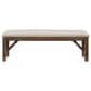 Linon Home Decor Turino Padded Dining Bench in Rustic Umber, , large