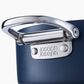 Joseph Joseph Space 11" Folding Handle Shallow Casserole Pan with Lid in Midnight Blue, , large